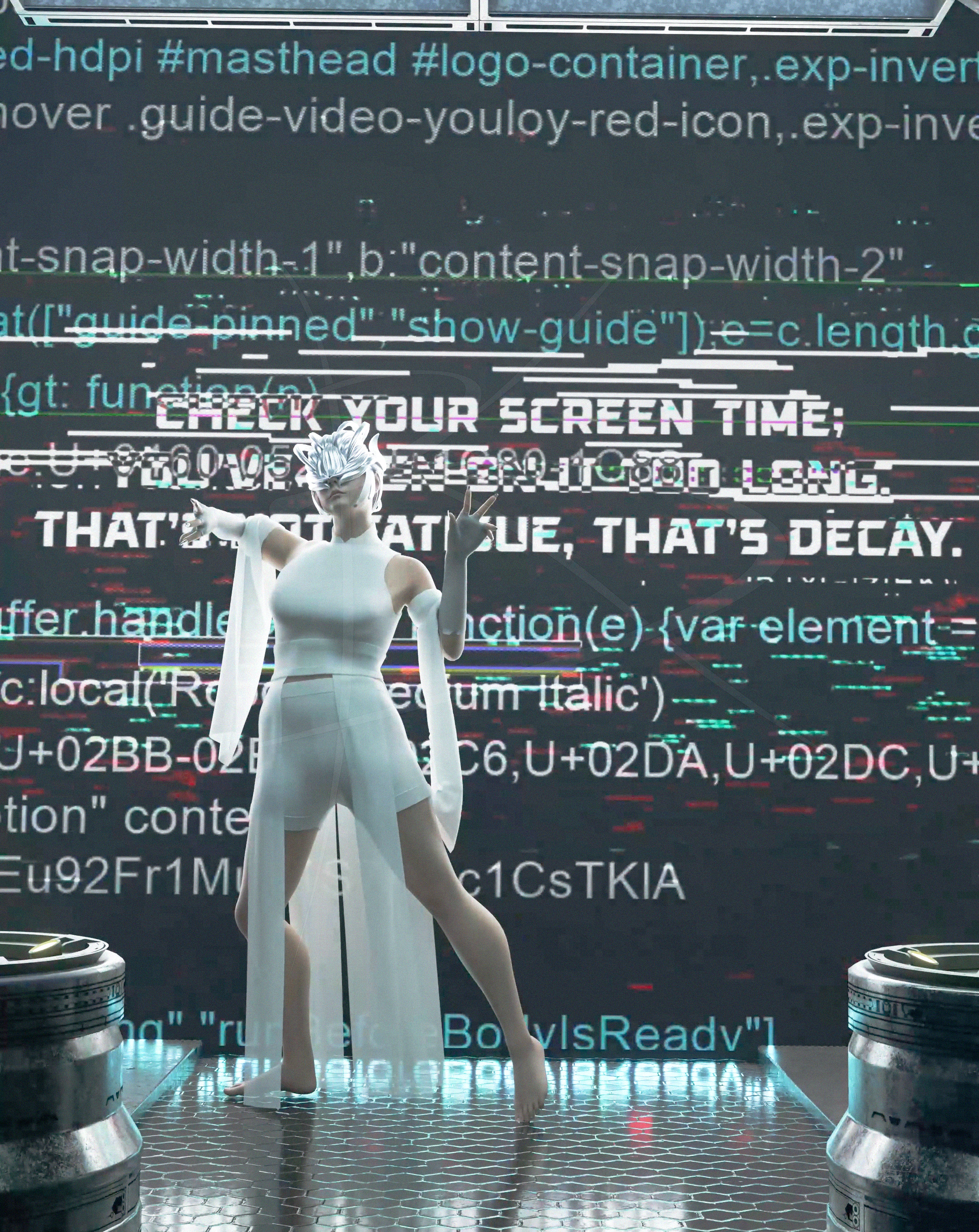 Kurtinecz, DECAY, 3D Animation, Motion Capture, Sound, 2160 x 2720, 2025