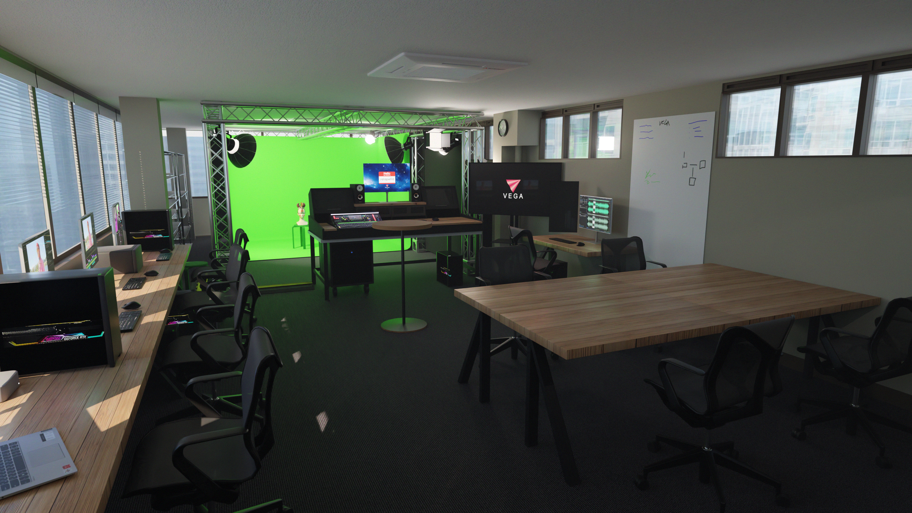 VEGA Project K.K. XR Studio Room Pre-Visualization 2025