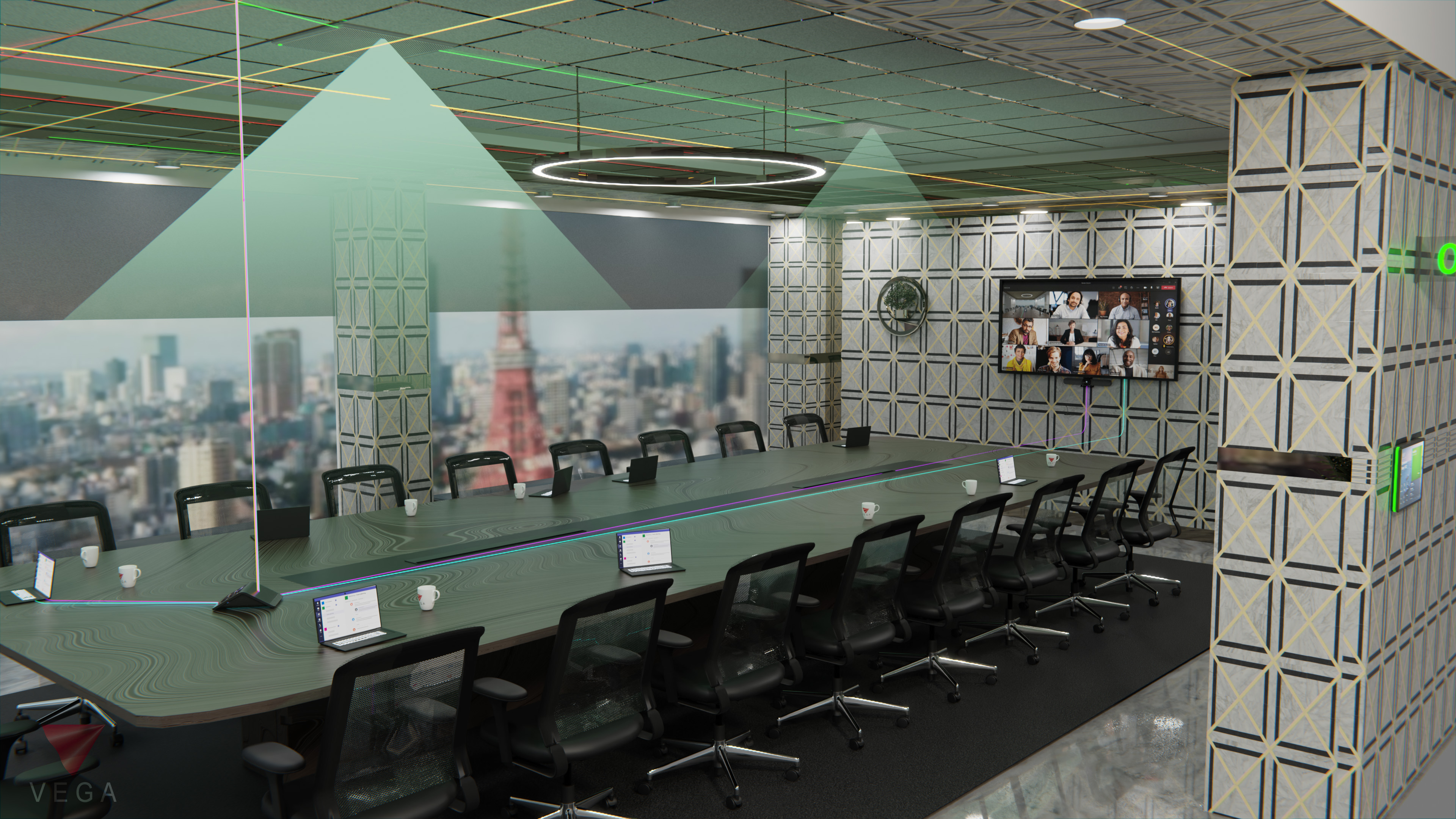 Vega Japan Teams Meeting Room Concept 2022