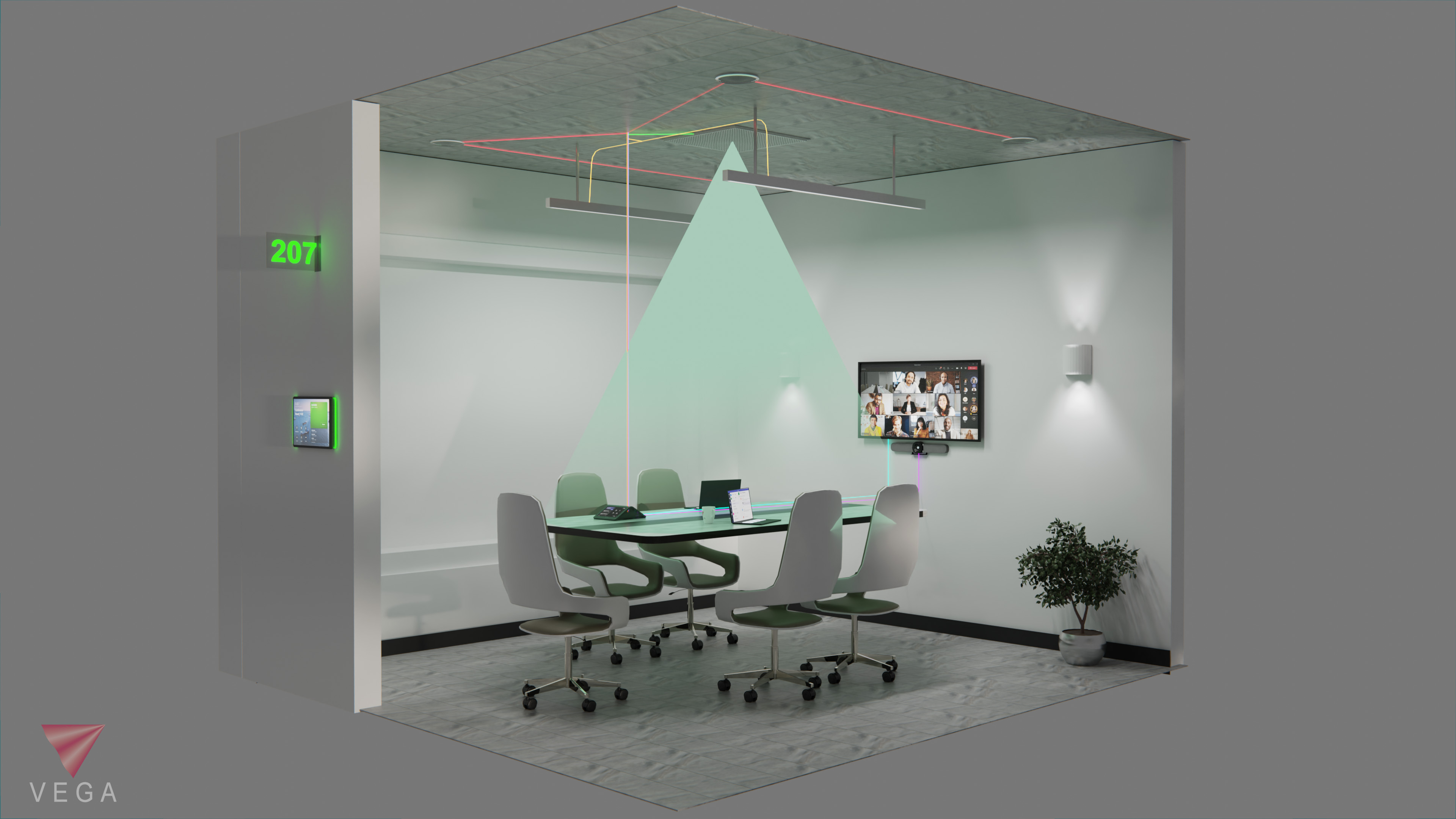 Vega Japan Teams Meeting Room Concept 2022